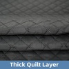 image:imageDriftAway Soundproof Thermal Insulated Quilted Curtain Liners for Bedroom Sound Barrier Blackout Cold Heat Noise Reducing Energy Saving 50 Inches by 92 Inches Grayish White Two Panels80 Blackout Thermal Sound Reducing