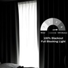 image:imageDriftAway Soundproof Thermal Insulated Quilted Curtain Liners for Bedroom Sound Barrier Blackout Cold Heat Noise Reducing Energy Saving 50 Inches by 92 Inches Grayish White Two Panels100 Blackout Thermal Sound Reducing