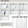 image:imageDriftAway Soundproof Thermal Insulated Quilted Curtain Liners for Bedroom Sound Barrier Blackout Cold Heat Noise Reducing Energy Saving 50 Inches by 92 Inches Grayish White Two Panels100 Blackout Thermal Sound Reducing