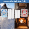 image:imageDriftAway Soundproof Thermal Insulated Quilted Curtain Liners for Bedroom Sound Barrier Blackout Cold Heat Noise Reducing Energy Saving 50 Inches by 92 Inches Grayish White Two Panels100 Blackout Thermal Sound Reducing