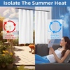 image:imageDriftAway Soundproof Thermal Insulated Quilted Curtain Liners for Bedroom Sound Barrier Blackout Cold Heat Noise Reducing Energy Saving 50 Inches by 92 Inches Grayish White Two Panels100 Blackout Thermal Sound Reducing