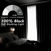 image:imageDriftAway Soundproof Thermal Insulated Quilted Curtain Liners for Bedroom Sound Barrier Blackout Cold Heat Noise Reducing Energy Saving 50 Inches by 92 Inches Grayish White Two Panels100 Blackout Thermal Sound Reducing