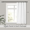 image:imageDriftAway Soundproof Thermal Insulated Quilted Curtain Liners for Bedroom Sound Barrier Blackout Cold Heat Noise Reducing Energy Saving 50 Inches by 92 Inches Grayish White Two Panels100 Blackout Thermal Sound Reducing