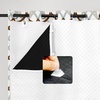 image:imageDriftAway Soundproof Thermal Insulated Quilted Curtain Liners for Bedroom Sound Barrier Blackout Cold Heat Noise Reducing Energy Saving 50 Inches by 92 Inches Grayish White Two Panels80 Blackout Thermal Sound Reducing