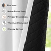 image:imageDriftAway Soundproof Thermal Insulated Quilted Curtain Liners for Bedroom Sound Barrier Blackout Cold Heat Noise Reducing Energy Saving 50 Inches by 92 Inches Grayish White Two Panels100 Blackout Thermal Sound Reducing