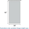 image:imageDriftAway Soundproof Thermal Insulated Quilted Curtain Liners for Bedroom Sound Barrier Blackout Cold Heat Noise Reducing Energy Saving 50 Inches by 92 Inches Grayish White Two Panels100 Blackout Thermal Sound Reducing