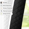 image:imageDriftAway Soundproof Thermal Insulated Quilted Curtain Liners for Bedroom Sound Barrier Blackout Cold Heat Noise Reducing Energy Saving 50 Inches by 92 Inches Grayish White Two Panels80 Blackout Thermal Sound Reducing