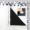 image:imageDriftAway Soundproof Thermal Insulated Quilted Curtain Liners for Bedroom Sound Barrier Blackout Cold Heat Noise Reducing Energy Saving 50 Inches by 92 Inches Grayish White Two Panels100 Blackout Thermal Sound Reducing