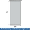 image:imageDriftAway Soundproof Thermal Insulated Quilted Curtain Liners for Bedroom Sound Barrier Blackout Cold Heat Noise Reducing Energy Saving 50 Inches by 92 Inches Grayish White Two Panels100 Blackout Thermal Sound Reducing