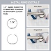 image:imageDriftAway Soundproof Thermal Insulated Quilted Curtain Liners for Bedroom Sound Barrier Blackout Cold Heat Noise Reducing Energy Saving 50 Inches by 92 Inches Grayish White Two Panels100 Blackout Thermal Sound Reducing