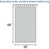 image:imageDriftAway Soundproof Thermal Insulated Quilted Curtain Liners for Bedroom Sound Barrier Blackout Cold Heat Noise Reducing Energy Saving 50 Inches by 92 Inches Grayish White Two Panels100 Blackout Thermal Sound Reducing