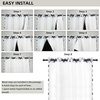image:imageDriftAway Soundproof Thermal Insulated Quilted Curtain Liners for Bedroom Sound Barrier Blackout Cold Heat Noise Reducing Energy Saving 50 Inches by 92 Inches Grayish White Two Panels80 Blackout Thermal Sound Reducing