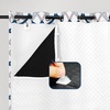 image:imageDriftAway Soundproof Thermal Insulated Quilted Curtain Liners for Bedroom Sound Barrier Blackout Cold Heat Noise Reducing Energy Saving 50 Inches by 92 Inches Grayish White Two Panels80 Blackout Thermal Sound Reducing