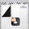 image:imageDriftAway Soundproof Thermal Insulated Quilted Curtain Liners for Bedroom Sound Barrier Blackout Cold Heat Noise Reducing Energy Saving 50 Inches by 92 Inches Grayish White Two Panels100 Blackout Thermal Sound Reducing