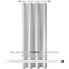 image:imageDriftAway Thermal Insulated 100 Percent Darkening Blackout Curtain Liner 2 Panels Each Liner Size 50 Inch by 92 Inch Rings Included Off White PanelOff White