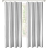 image:imageDriftAway Thermal Insulated 100 Percent Darkening Blackout Curtain Liner 2 Panels Each Liner Size 50 Inch by 92 Inch Rings Included Off White PanelOff White