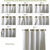 image:imageDriftAway Thermal Insulated Blackout Curtain Liner 2 Panels Each Liner Size 50 Inch by 80 Inch Rings IncludedOff White