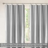image:imageDriftAway Thermal Insulated Blackout Curtain Liner 2 Panels Each Liner Size 50 Inch by 80 Inch Rings IncludedOff White