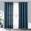 image:imageDriftAway Thermal Insulated Blackout Curtain Liner 2 Panels Each Liner Size 50 Inch by 80 Inch Rings IncludedOff White