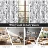 image:imageDriftAway Tree Branch Blackout Curtains Double Layer 84 Inches Long for Bedroom Printed Patterned Classic Thermal Insulated Summer Sound Lined Grommet Drapes for Living Room 2 Panels YellowWhiteBlack White