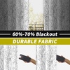 image:imageDriftAway Tree Branch Blackout Curtains Double Layer 84 Inches Long for Bedroom Printed Patterned Classic Thermal Insulated Summer Sound Lined Grommet Drapes for Living Room 2 Panels YellowWhiteGrey