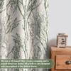 image:imageDriftAway Tree Branch Blackout Curtains Double Layer 84 Inches Long for Bedroom Printed Patterned Classic Thermal Insulated Summer Sound Lined Grommet Drapes for Living Room 2 Panels YellowWhiteLinen Loden Green