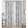 image:imageDriftAway Tree Branch Blackout Curtains Double Layer 84 Inches Long for Bedroom Printed Patterned Classic Thermal Insulated Summer Sound Lined Grommet Drapes for Living Room 2 Panels YellowWhiteLinen Blue