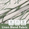 image:imageDriftAway Tree Branch Blackout Curtains Double Layer 84 Inches Long for Bedroom Printed Patterned Classic Thermal Insulated Summer Sound Lined Grommet Drapes for Living Room 2 Panels YellowWhiteLinen Loden Green