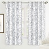 image:imageDriftAway Tree Branch Blackout Curtains Double Layer 84 Inches Long for Bedroom Printed Patterned Classic Thermal Insulated Summer Sound Lined Grommet Drapes for Living Room 2 Panels YellowWhiteGrey