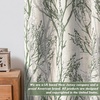 image:imageDriftAway Tree Branch Blackout Curtains Double Layer 84 Inches Long for Bedroom Printed Patterned Classic Thermal Insulated Summer Sound Lined Grommet Drapes for Living Room 2 Panels YellowWhiteLinen Loden Green