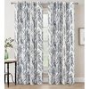 image:imageDriftAway Tree Branch Blackout Curtains Double Layer 84 Inches Long for Bedroom Printed Patterned Classic Thermal Insulated Summer Sound Lined Grommet Drapes for Living Room 2 Panels YellowWhiteLinen Blue