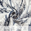 image:imageDriftAway Tree Branch Blackout Curtains Double Layer 84 Inches Long for Bedroom Printed Patterned Classic Thermal Insulated Summer Sound Lined Grommet Drapes for Living Room 2 Panels YellowWhiteLinen Blue