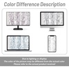 image:imageDriftAway Tree Branch Blackout Curtains Double Layer 84 Inches Long for Bedroom Printed Patterned Classic Thermal Insulated Summer Sound Lined Grommet Drapes for Living Room 2 Panels YellowWhiteGrey