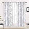 image:imageDriftAway Tree Branch Blackout Curtains Double Layer 84 Inches Long for Bedroom Printed Patterned Classic Thermal Insulated Summer Sound Lined Grommet Drapes for Living Room 2 Panels YellowWhiteGrey