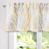 image:imageDriftAway Tree Branch Lined Valance Double Layer Blackout Thermal Insulated Abstract Ink Printing Window Curtain Valance Rod Pocket 52 Inch by 18 Inch Plus 2 Inch Header Silver Gray 1 PackYellow
