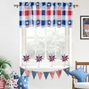 image:imageDriftAway Valentines Day Valances for Windows Red Truck Heart Rose Flower Love Kitchen Curtain Valance Rod Pocket Short Window Valance Holiday Home Decor 14 inch Length for Bathroom Living RoomNavy Blue Red