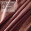 image:imageDriftAway Velvet Curtains Beige Room Darkening Curtains 84 Inches Long 2 Panel Set Super Soft luxury Grommet Curtains Thermal Insulated Blackout Drapes for living room Bedroom Camel Beige 52 inch wideDusty Rose