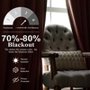image:imageDriftAway Velvet Curtains Beige Room Darkening Curtains 84 Inches Long 2 Panel Set Super Soft luxury Grommet Curtains Thermal Insulated Blackout Drapes for living room Bedroom Camel Beige 52 inch wideDusty Rose