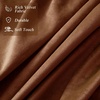 image:imageDriftAway Velvet Curtains Beige Room Darkening Curtains 84 Inches Long 2 Panel Set Super Soft luxury Grommet Curtains Thermal Insulated Blackout Drapes for living room Bedroom Camel Beige 52 inch wideGold Brown