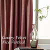image:imageDriftAway Velvet Curtains Beige Room Darkening Curtains 84 Inches Long 2 Panel Set Super Soft luxury Grommet Curtains Thermal Insulated Blackout Drapes for living room Bedroom Camel Beige 52 inch wideDusty Rose
