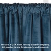 image:imageDriftAway Velvet Tie Up Valance for Kitchen 20 Inches Long Rod Pocket Room Darkening Tie up Shade Adjustable Short Curtain for Small Window Bathroom Living Room Bedroom 1 Panel Peacock BluePeacock Blue