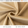 image:imageDriftAway Velvet Waterfall Draped Curtain Valance for Living Room Boho Super Soft Home Decoration with Handmade Tassels for Kitchen Single Window Drape for Bedroom W39XL48 Inches Coffee