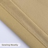 image:imageDriftAway Velvet Waterfall Draped Curtain Valance for Living Room Boho Super Soft Home Decoration with Handmade Tassels for Kitchen Single Window Drape for Bedroom W59XL48 Inches Coffee