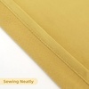 image:imageDriftAway Velvet Waterfall Draped Curtain Valance for Living Room Boho Super Soft Home Decoration with Handmade Tassels for Kitchen Single Window Drape for Bedroom W39XL48 Inches Gold Yellow