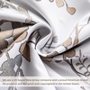 image:imageDriftAway Watercolor Floral Botanical Lined Thermal Insulated Window Curtain Valance Rod Pocket 52 Inch by 18 Inch Plus 2 Inch Header Beige 1 Pack1