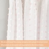 image:imageDriftAway White Pinch Pleated Voile Sheer Blackout Thermal Curtain Liner Embroidered with Pom Pom Lined Grommet Curtain for Kids Girls Bedroom Nursery Room 63 Inch Single PanelSoft Pink