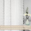 image:imageDriftAway White Pinch Pleated Voile Sheer Blackout Thermal Curtain Liner Embroidered with Pom Pom Lined Grommet Curtain for Kids Girls Bedroom Nursery Room 63 Inch Single PanelOff White Voile