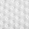 image:imageDriftAway White Pinch Pleated Voile Sheer Blackout Thermal Curtain Liner Embroidered with Pom Pom Lined Grommet Curtain for Kids Girls Bedroom Nursery Room 63 Inch Single PanelOff White Chevron