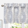 image:imageDriftAway Adrianne Damask and Floral Pattern Window Curtain Valance 52 Inch by 20 Inch Beige and GrayAdriannebeige