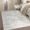 image:imageDriftAway Area Rug 5x7 Washable Rugs for Living Room Non Slip Rubber Backing Low Pile Non Shedding Carpet Friendly Boho Foldable Vintage Rugs for Bedroom Dining Room Natural Gray BrickLight GrayWhite